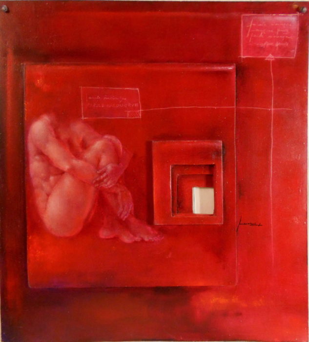 'Livelli' - 2007 - olio su tavola - cm 89x80